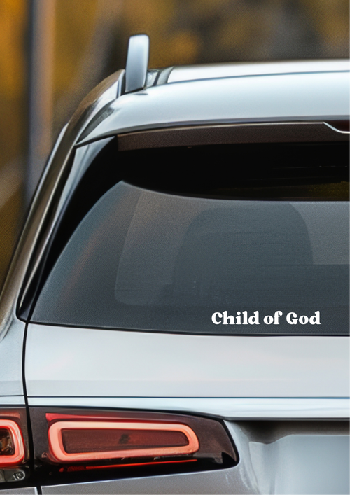 Child of God Christian Car Vinyl Decal